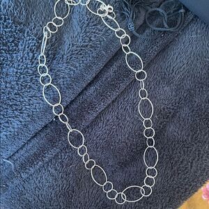 Elegant Sterling Silver Chain Necklace made in Italy